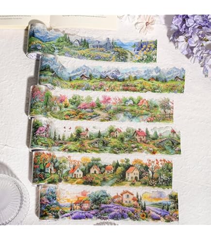 Amazon.co.jp: 海外マスキングテープ PET マステ 薔薇 トランプ 10m